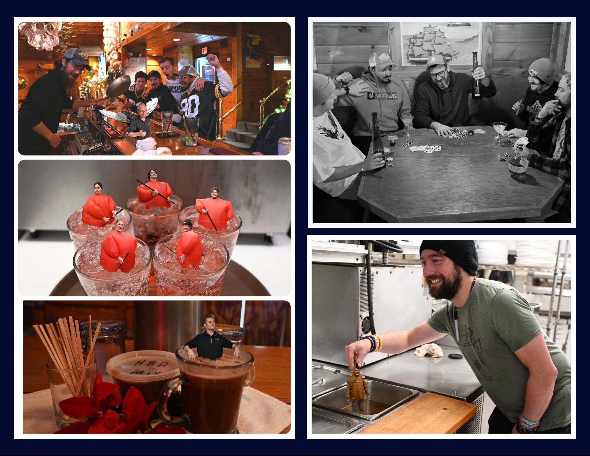 Custom restaurant staff calendar